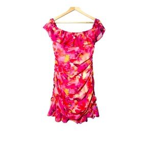 Floral Off the Shoulder Mini dress